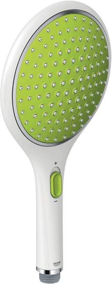 Grohe Rainshower Solo Water Saving Shower Handset (White & Green).