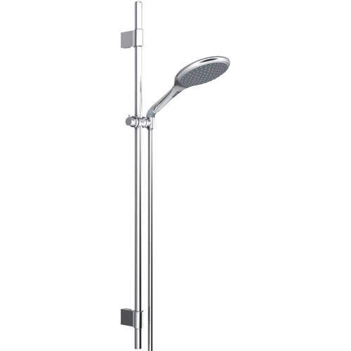 Grohe Rainshower Solo Slide Rail Kit, Eco Button Shower Handset & Hose.