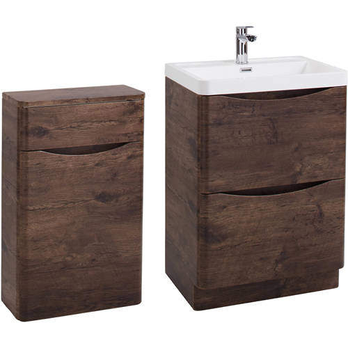 Italia Furniture Bali Bathroom Furniture Pack 06 (Chestnut).