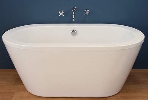 Hydra Freestanding Bath With Surround Panel (1500mm).