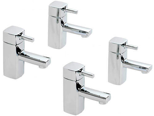 Hydra Chester Basin & Bath Taps Pack (Chrome).