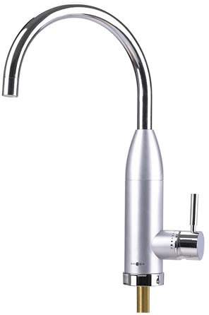 Hydra Electric Deluxe Instant Heated Water Kitchen Mixer Tap (Chrome).