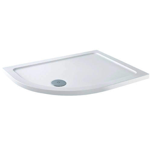 Tuff Trays Offset Quadrant Shower Tray & Waste 1200x900mm (LH).