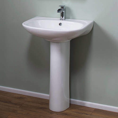 Oxford Unison Basin & Pedestal (1 Tap Hole).