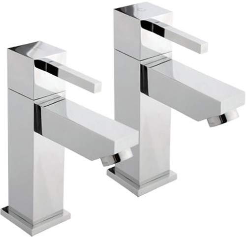 Hydra Shaw Basin Taps (Pair, Chrome).