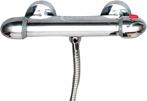 Hydra Showers Thermostatic Bar Shower Valve (Chrome).