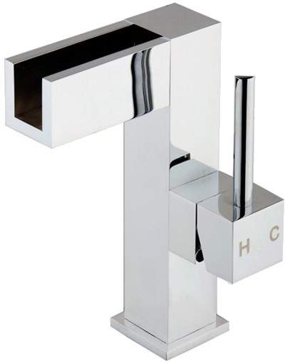 Hydra Designer Waterfall Mono Basin Mixer Tap.