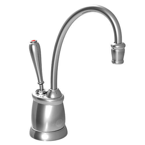 InSinkErator Hot Water Tuscan Steaming Hot Water Kitchen Tap (Brushed Steel).