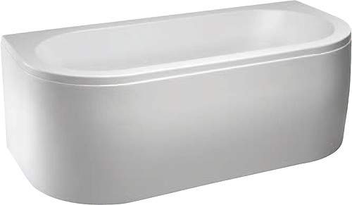 Hydra Delta Freestanding Bath With Panel. 1700x800mm.