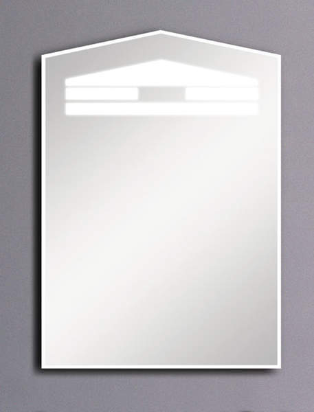 Lucy Clones backlit illuminated bathroom mirror.  Size 500x700mm.