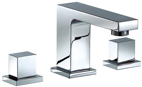 Mayfair Blox 3 Tap Hole Bath Filler Tap (Chrome).