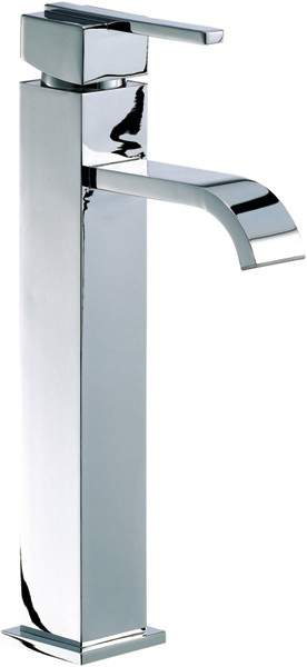 Mayfair Ice Fall Lever Basin Mixer Tap, Freestanding, 297mm High.