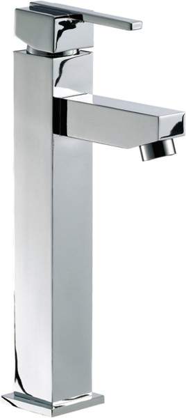 Mayfair Ice Quad Lever Basin Mixer Tap, Freestanding, 297mm High.