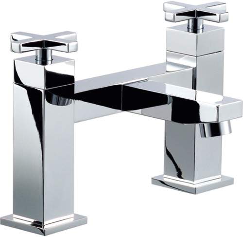 Mayfair Ice Quad Cross Bath Filler Tap (Chrome).