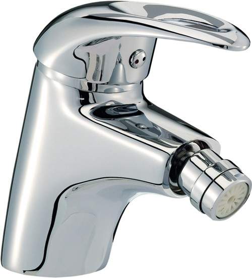 Mayfair Jet Mono Bidet Mixer Tap With Pop Up Waste (Chrome).