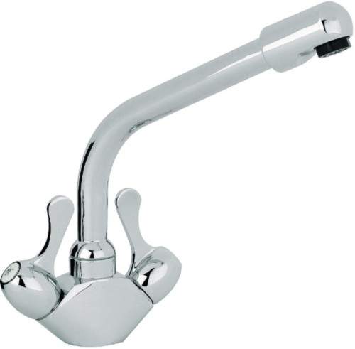 Mayfair Kitchen Alpha Lever Monoblock Kitchen Tap With Swivel Spout.