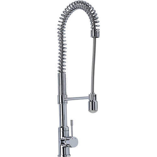 Mayfair Kitchen Spring Kitchen Mixer Tap With Pull Out Rinser (Chrome).