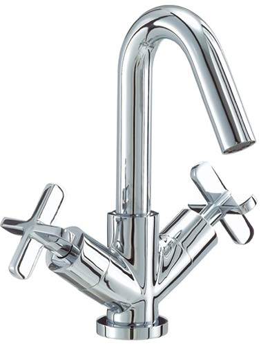 Mayfair Loli Mono Basin Mixer Tap With Pop-Up Waste (Chrome).