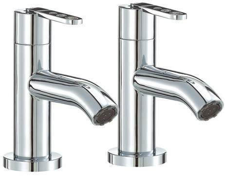 Mayfair Zoom Bath Taps (Pair, Chrome).