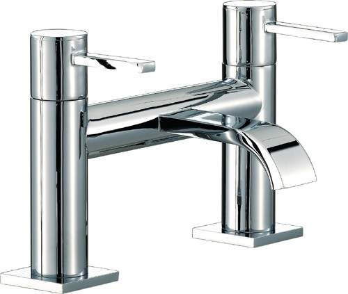 Mayfair Wave Bath Filler Tap (Chrome).