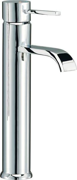 Mayfair Wave Basin Mixer Tap, Freestanding, 292mm High (Chrome).