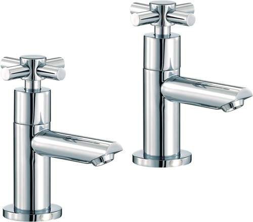 Mayfair Series C Basin Taps (Pair, Chrome).