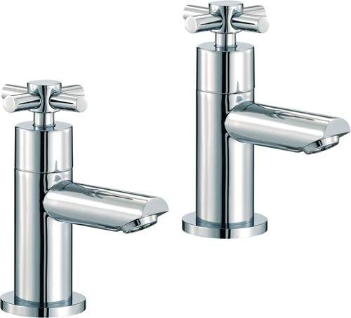 Mayfair Series C Bath Taps (Pair, Chrome).