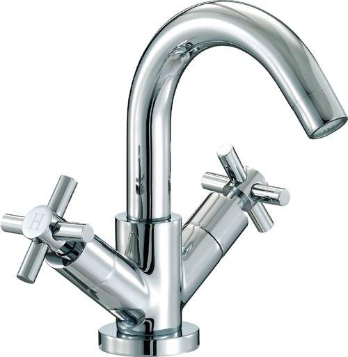 Mayfair Series D Mono Basin Mixer Tap With Pop-Up Waste (Chrome).