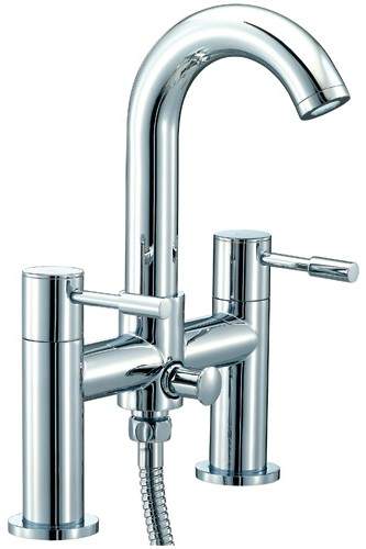 Mayfair Series G Bath Shower Mixer Tap With Shower Kit (High Spout).