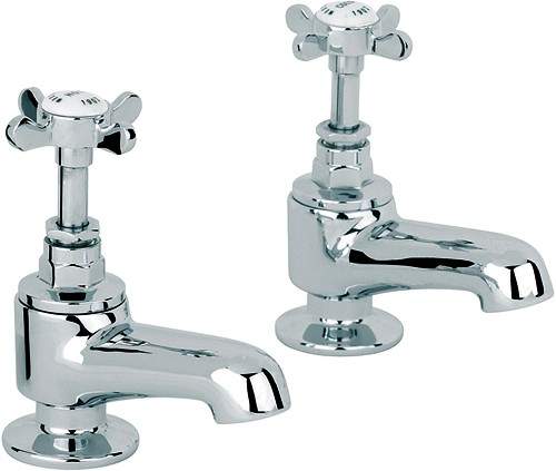 Mayfair Westminster Bath Taps (Pair, Chrome).