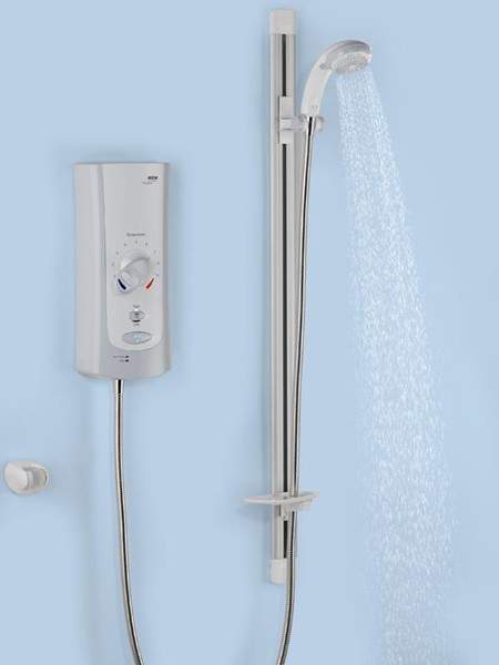 Mira Electric Showers Mira Advance ATL 9kW Flex in white & chrome.