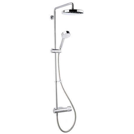 Mira Agile Exposed Thermostatic Shower Valve With Rigid Riser Kit.