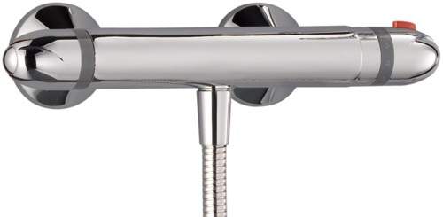 Mira Coda Thermostatic Bar Shower Valve (Chrome).