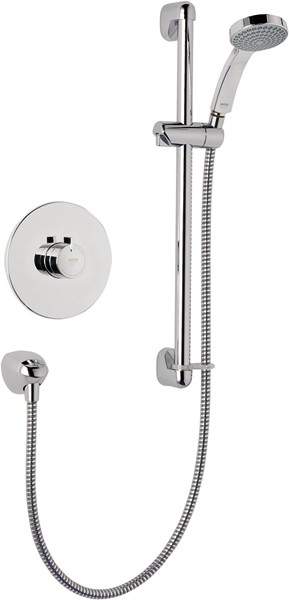 Mira Minilite Concealed Thermostatic Shower Valve With Shower Kit (Chrome).