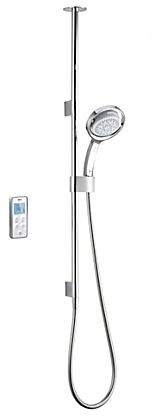 Mira Vision Ceiling Fed Digital Shower (High Pressure, Chrome).