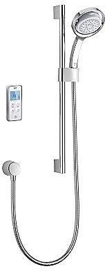 Mira Vision Rear Fed Digital Shower (Pumped, White & Chrome).