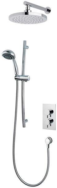 MX Showers Atmos Select Shower Valve With Slide Rail Kit & Round Head.