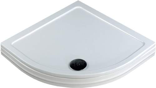 MX Trays Easy Plumb Low Profile Quad Shower Tray. 800x800x40mm.