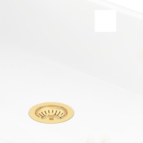 Perrin & Rowe Wastes Single Bowl Sink Waste (Polished Brass, No Overflow)