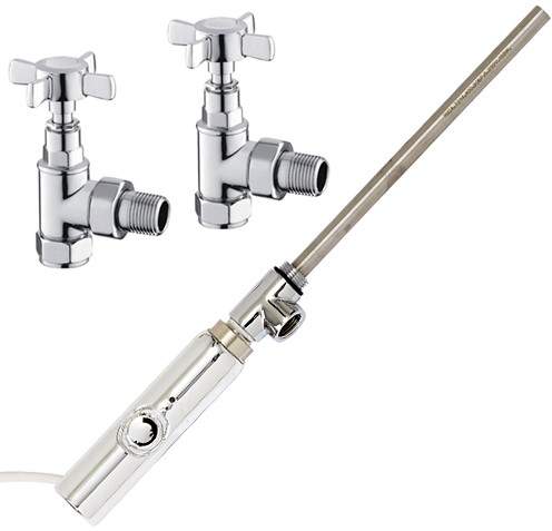 Phoenix Radiators Thermostatic Element Pack With Angled Valves  (300w).