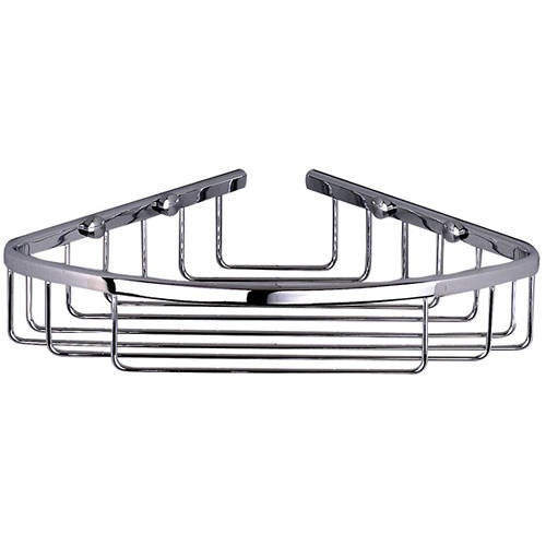 Phoenix Accessories Corner Shower Basket (Chrome).