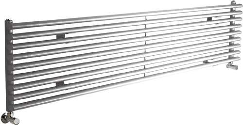 Crown Radiators Cypress 5527 BTU Radiator (Silver). 1800x405mm.