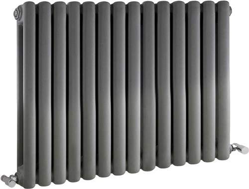 Crown Radiators Peony Double Radiator. 5108 BTU (Anthracite). 863x635mm.