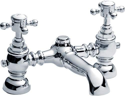 Crown Edwardian Traditional Bath Filler Tap (Chrome).