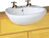 Emerald 2 Tap Hole Semi Recess Basin