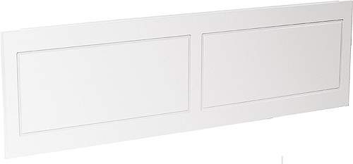 daVinci 1700mm modern bath side panel in white.