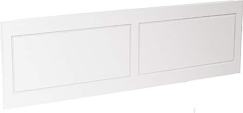 daVinci 1800mm modern bath side panel in white.