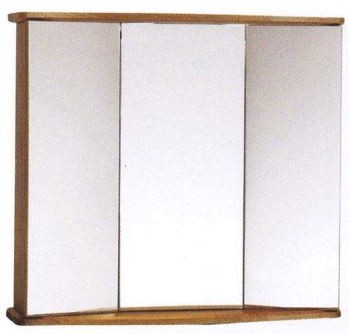 daVinci Cherry Gallassia 3 door bathroom cabinet, lights & shaver socket.