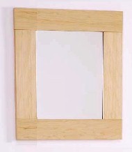 daVinci Maple bathroom mirror. Size 400x450mm.