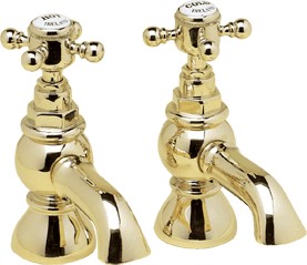 Waterford Bath taps (Pair, Antique Gold)